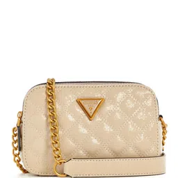 GUESS Animal Textured Quilted Structured Sling Bag-7