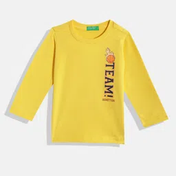 United Colors of Benetton Boys Typography Printed T-shirt-image-22
