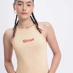 SZN Typography Print Bamboo spandex Tank Crop Top-picture-34
