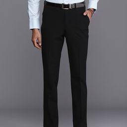 Louis Philippe Men Slim Fit Formal Trousers-picture-24