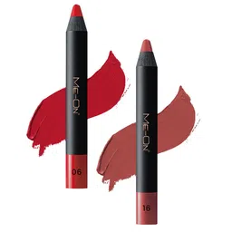ME-ON 2-Pcs Photoface Long-Lasting Lip Crayon - Shade 06 & 16-41