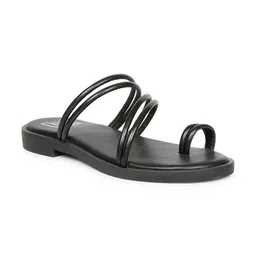 Viviblu Women Solid Striped Open Toe Flats-image-38