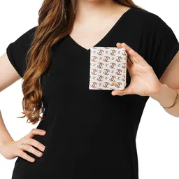 Lavie Women Chic Monogram Printed Two Fold Wallet-image-25