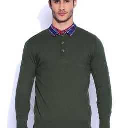 Locomotive Olive Green Sweater-image-90