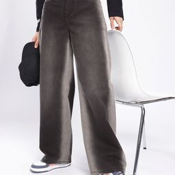 glitchez Women Timeless Vibe 90's Baggy Fit High-Rise Heavy Fade Jeans-image-77