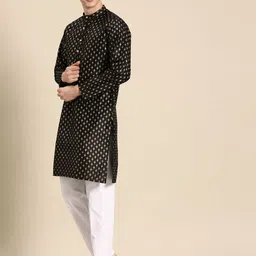 Anouk Men Ethnic Motifs Printed Regular Kurta with Pyjamas image 4