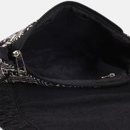 Anouk Ethnic Motifs Printed Structured Sling Bag with Fringed image 3