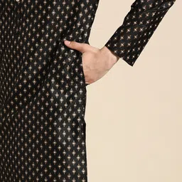 Anouk Men Ethnic Motifs Printed Regular Kurta with Pyjamas image 3