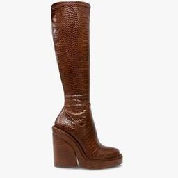 Aligned Knee-Length Dress Boots-image-3