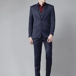 Park Avenue Slim Fit Party Blazer & Trousers with Waistcoat-image-53