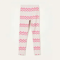 Fame Forever by Lifestyle Kids Grey & Pink Printed Leggings-picture-15