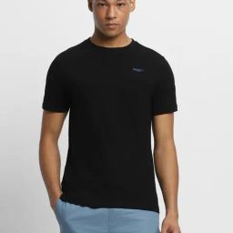 Forever 21 Black Regular Fit Printed T-Shirt-image-46