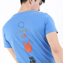 HIGHLANDER Men Printed Slim Fit T-shirt-picture-1