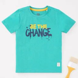 Ed-a-Mamma Kids Blue Graphic Print T-Shirt-picture-44