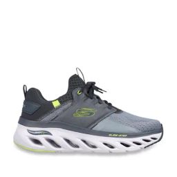Skechers Men's ARCH FIT GLIDE-STEP Charcoal Lime Casual Sneakers-13