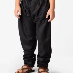 Fabindia Kids Black Solid Churidar-picture-41