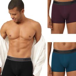 Freecultr Multi Comfort Fit Trunks - Pack of 3-picture-11