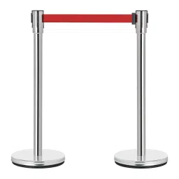 Robustt 2 Pole with Expandable 3 m Stanchion Stainless Steel Q Manager 900 mm Pillar (Set of 2)-picture-38