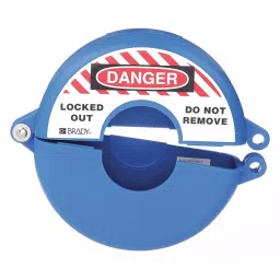 BRADY Gate Valve Lockout Hinged for 6 1/2 inch Max Hand Wheel Dia, 15Y669-51