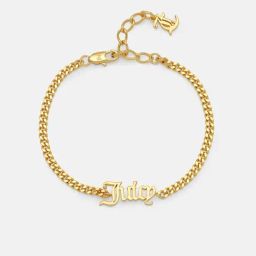 Juicy Culture Hannah Golden Flexible fit Bracelet-image-65