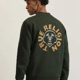 True Religion Men Bomber with Patchwork Jacket image 4