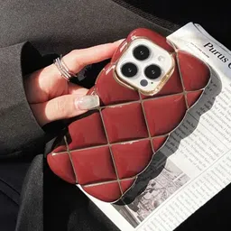 Luxury Kase Solid Printed iPhone 15 Pro Back Case Mobile Accessories-image-41