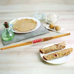 HAZEL Brown Wood 36 cm Gujatari Roti Roller Belan-34
