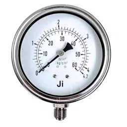 Japsin Instrumentation Industrial Pressure Gauge Analog Display 0 to 4.2 Kg/cm² Range 100 mm Dial Size for Industrial Use-20