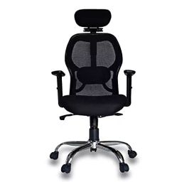 Regent Jazz Net & Metal New High Back Black Mesh Chair-1