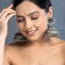 ISLANA Dome Shaped Drop Earrings-image-46