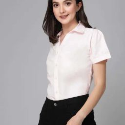 Style Quotient Pink Cotton Shirt-11