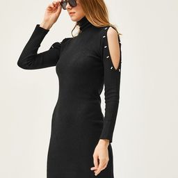 LULU & SKY Cold-Shoulder Sheath Dress-picture-22