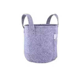 ORILEY Plant Growing Bag with Sturdy Handle Size 8x8 inch 500 GSM Round Grey, OR-RGB-195 (Pack of 2)-image-23