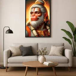 999Store Brown & White Canvas Religious Wall Paintings-image-63