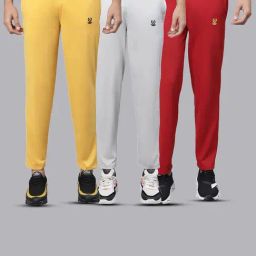 Vimal Jonney Multicolor Regular Fit Lounge Pants - Pack of 3-image-79