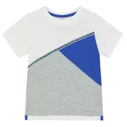 Mothercare Kids Multicolor Color Block T-Shirt-image-34