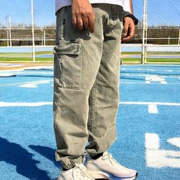 styzon Men Mid-Rise Jogger Loose Fit Jeans-image-82