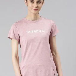 Enamor Pink Graphic Print Sports T-Shirt-image-22