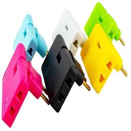 murtisiddh Rotate Plug EU Converter 3 in 1 Rotatable Outlet Extender 180 Degree Extension Plug with Foldable Multi Plug Mini Slim Wireless Outlet Adapter(Multicolor,Pic 1) image 5