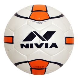 NIVIA Simbolo Football Size 5 - White Orange-22