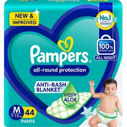 Pampers All Round Protection Pants Medium Size - 44 Count-image-56