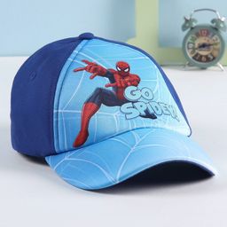 Babyhug Marvel Spiderman Summer Cap - Blue-image-85
