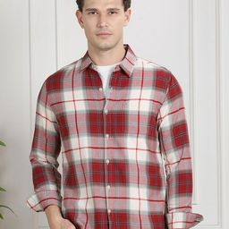 VALEN CLUB Men Premium Checked Casual Shirt-image-94