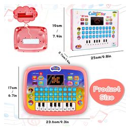 ADKD Educational Learning Tablet Toy with Piano and Music For Kids and Toddlers- Color May Vary image 4