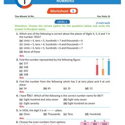 oswaal books Oswaal One for All Olympiads Workbook Class 2 Mathematics For 2025 Exam - English image 5