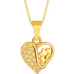 Joyalukkas Gold 22k Benevolent Lovely heart shaped Casual Pendants for Women-image-80