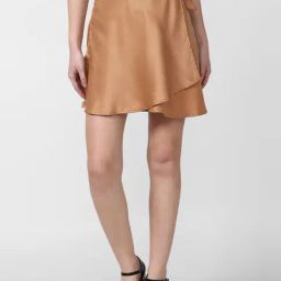 Forever 21 Solid Mini Skirt-image-4