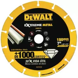 Dewalt 17.78 cm (7 Inch) Dia, 1.5 mm Thickness Metal Diamond Cut-Off Wheel, DW8570-IN-10