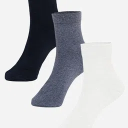 Bodycare Men Pack Of 3 Assorted Breathable Calf-Length Socks-image-13