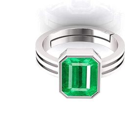 GenZcomplex Rhodium-Plated Brass Finger Ring-picture-31